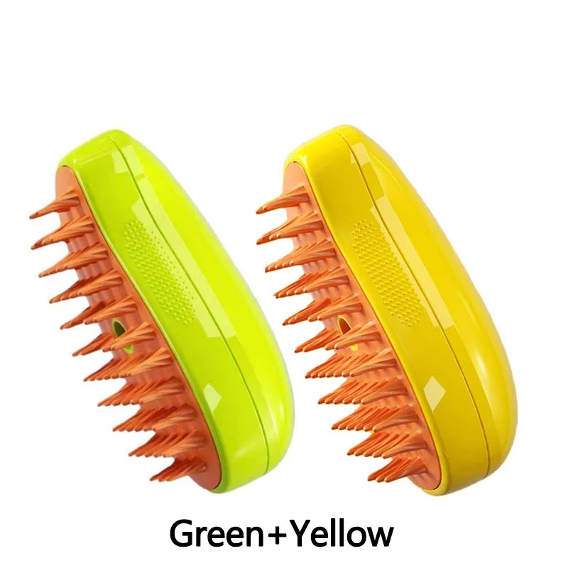 Cat Dog Steamy Brush Steam Brush Electric Sprayer for Massage Pet Grooming Tool Shedding 3 in 1 Electric Sprays Massage Combs