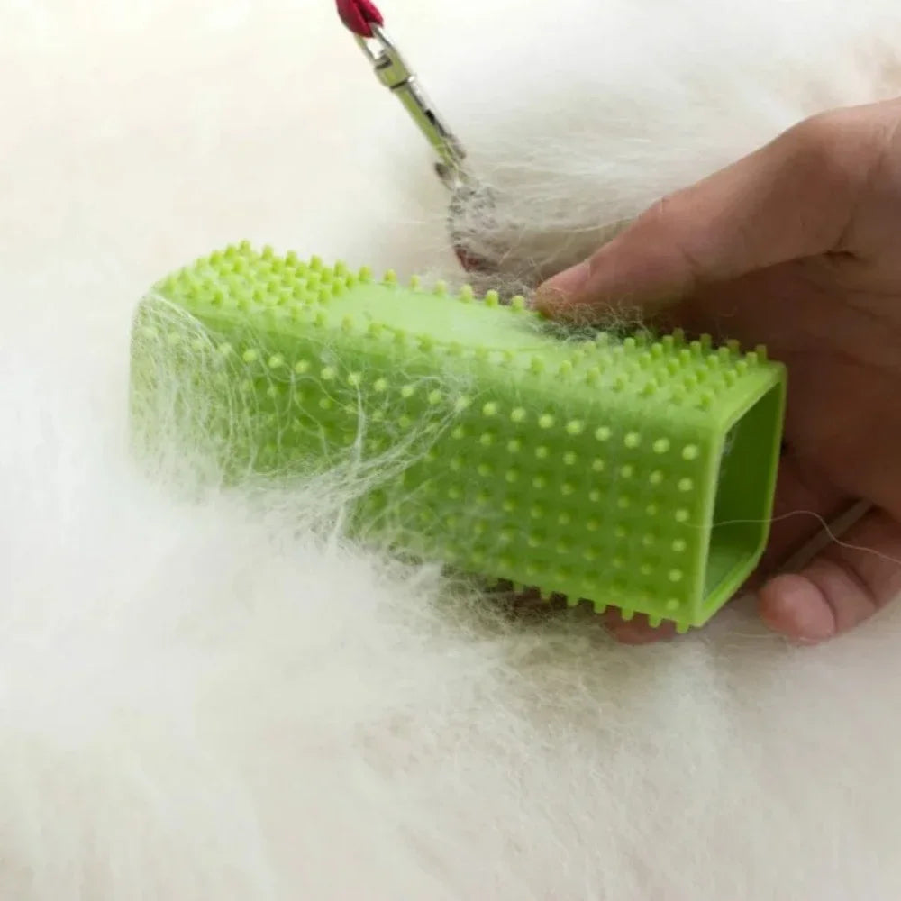 Silicone Pet Hair Remover — For Pets, Furniture, Car Seats & Clothing