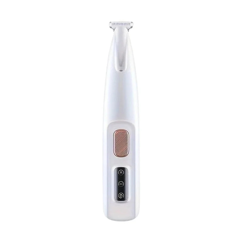 Low-Noise Pet Hair Clipper - Rechargeable Trimmer for Paws, Face & Ears