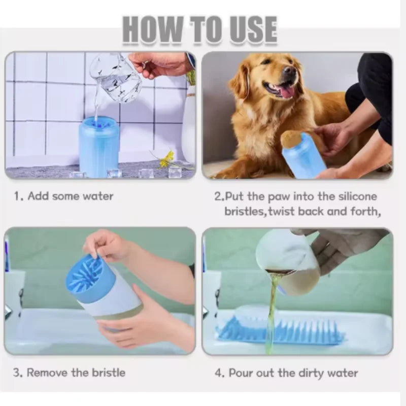 Portable Dog Paw Cleaner Cup